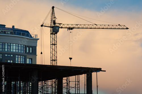 Building tower crane