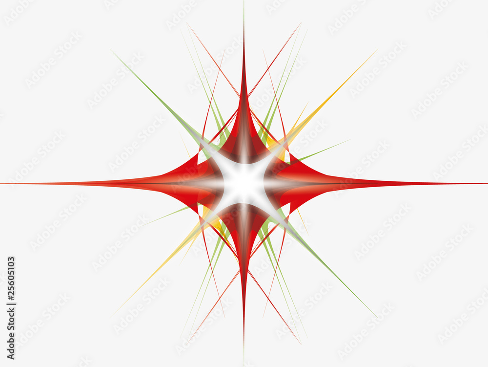 Fantastic futuristic star