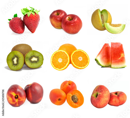 Frutas frescas.