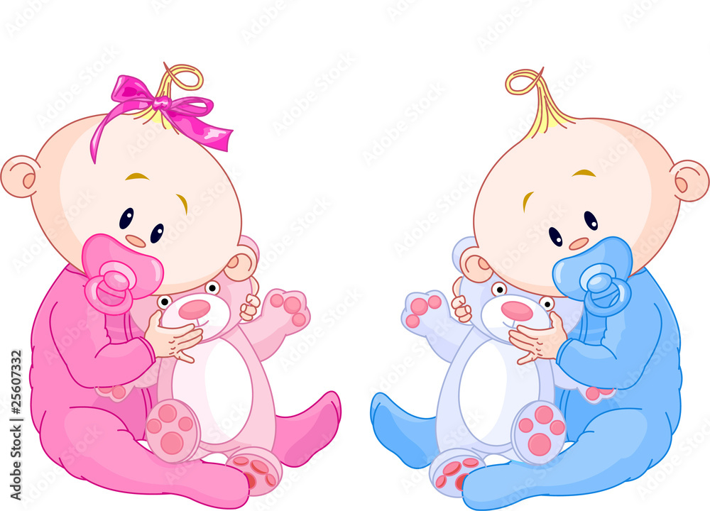 Twin Babies Twin Babies