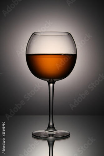 Quadro su tela Still-life with the wine glass