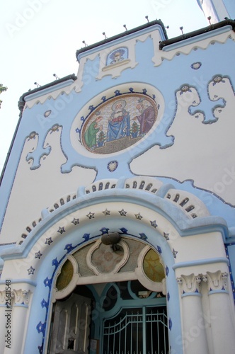 église bleue de Bratislava