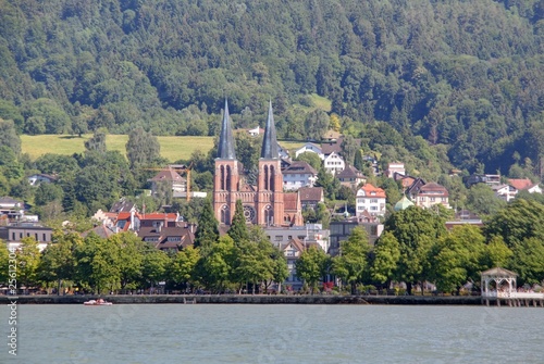 Fotografia cathédrale de Bregenz (lac de constance)