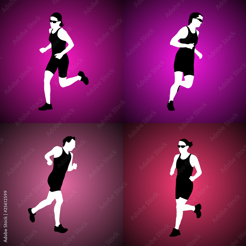 Running women