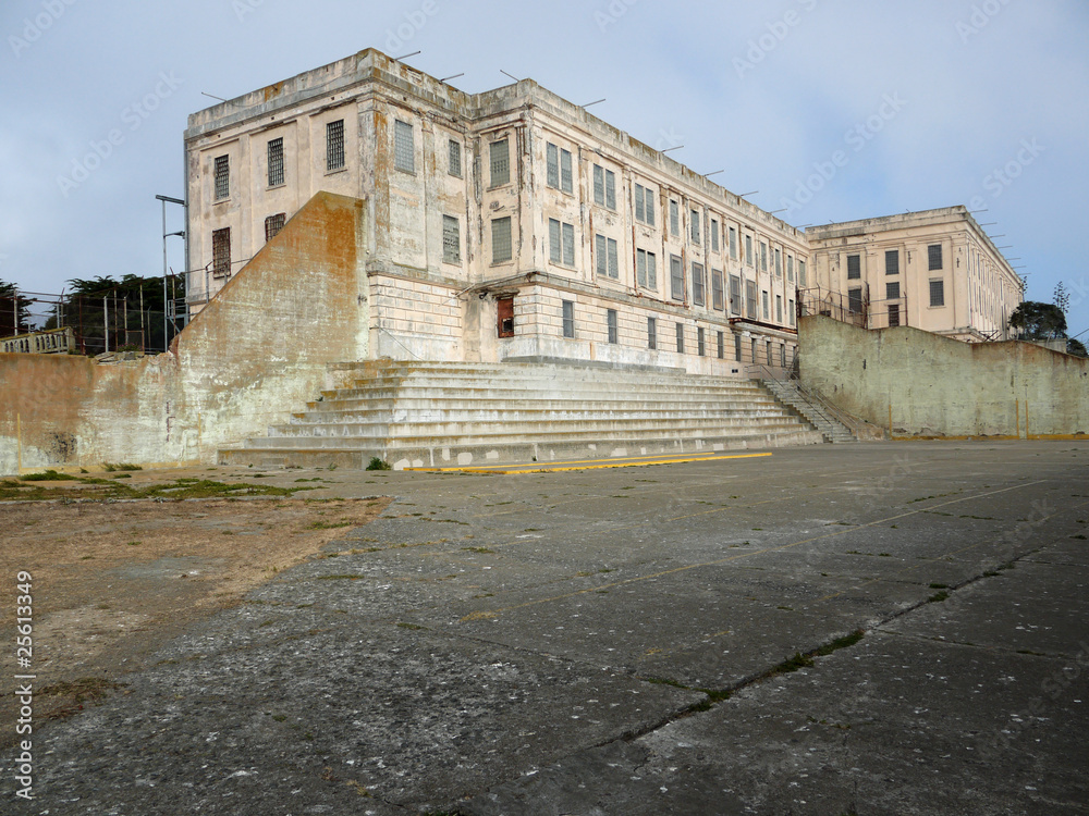 Alcatraz Gefängnis Innenhof