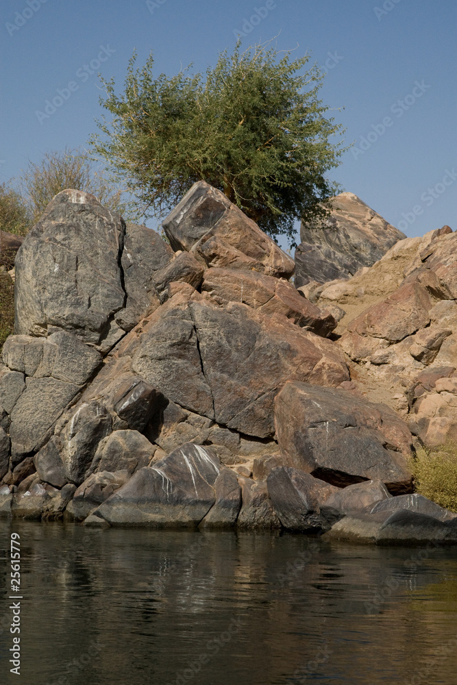 Felucca sailboat ride on Nile River near Aswan, Egypt