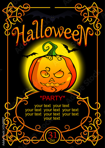 Halljween party invitation