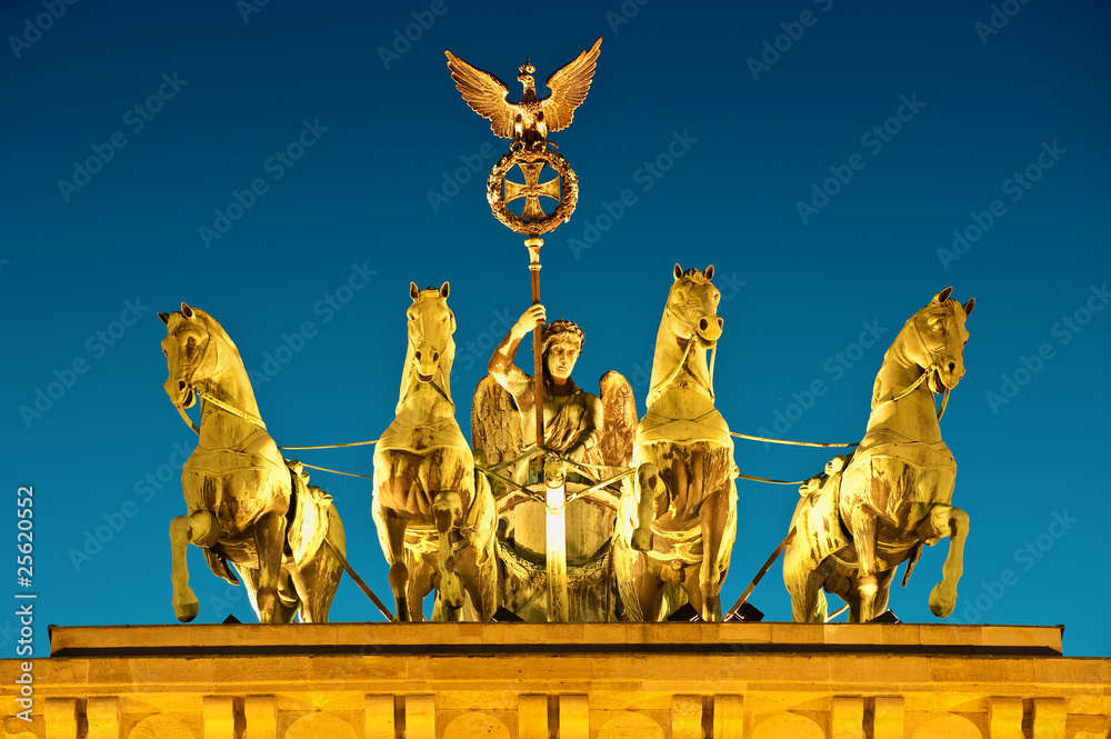 Fototapeta premium Quadriga Brandenburger Tor