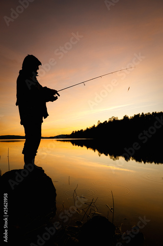 Fisherman Silhouette