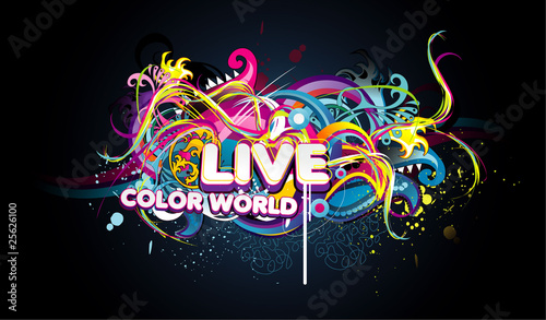 live abstract vector