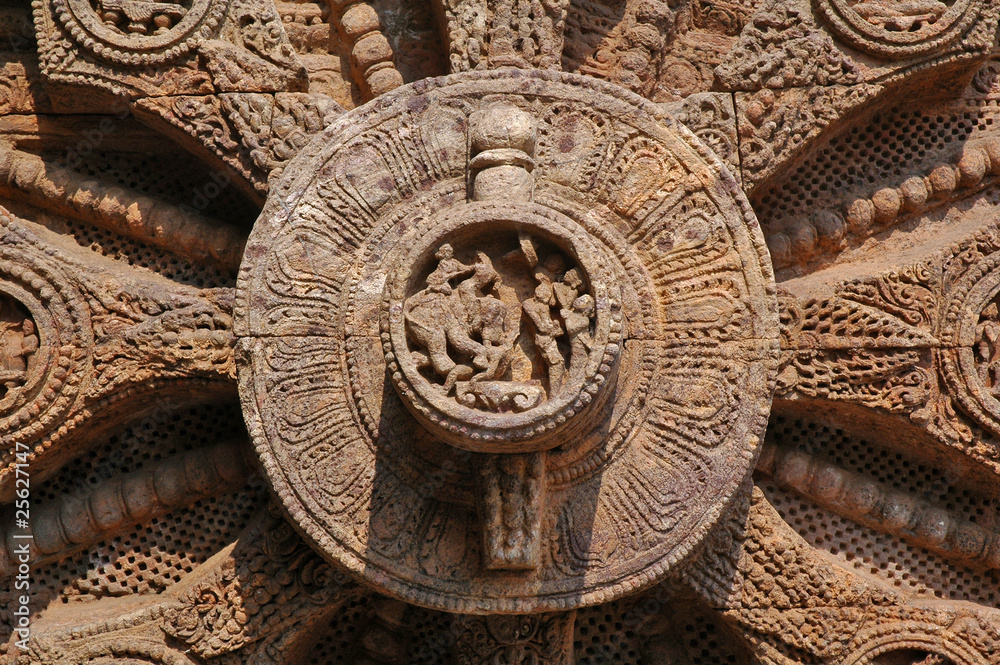 Obraz premium Orissa, Konark, Tempio del Sole - India