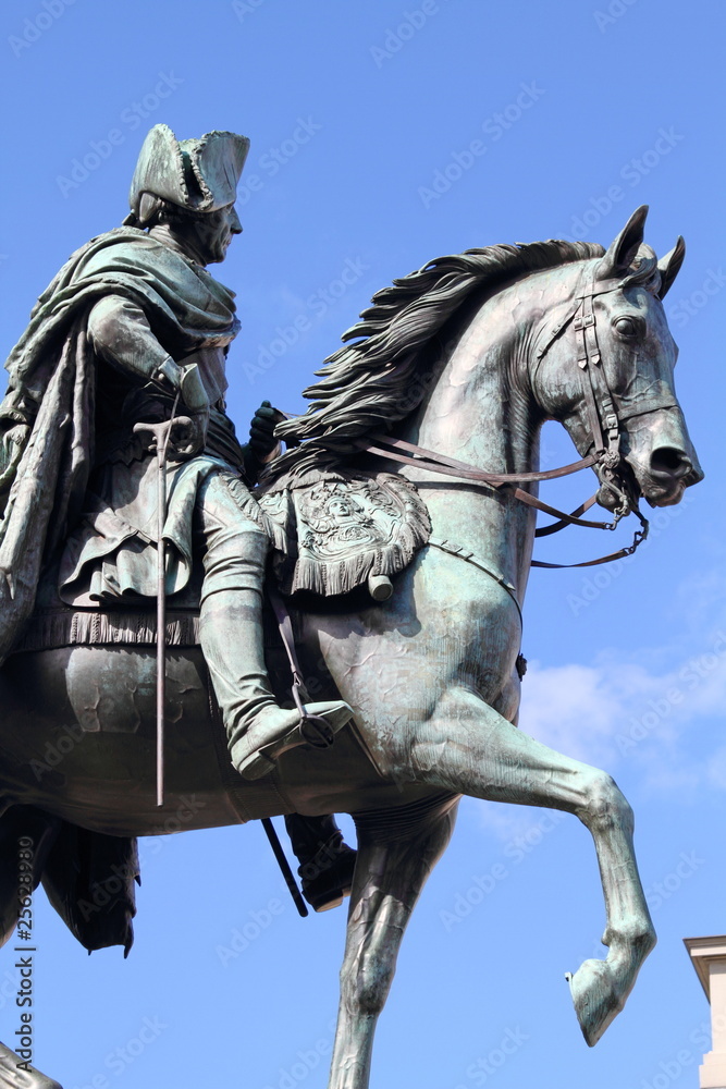 Statue Friedrich der Große in Berlin