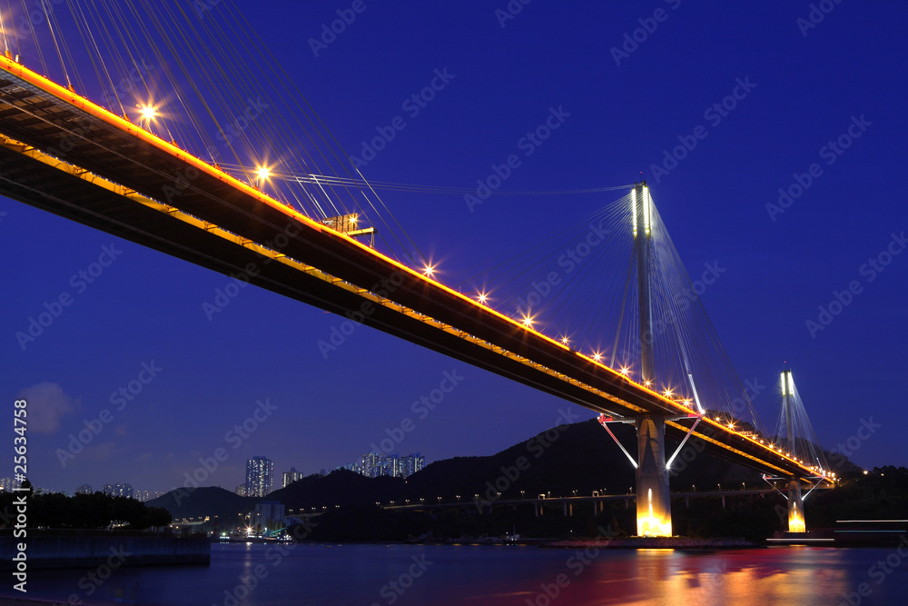 Fototapeta premium Ting Kau Bridge in Hong Kong