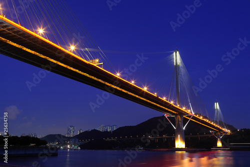 Ting Kau Bridge in Hong Kong