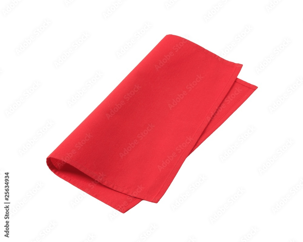 Red napkin Red napkin