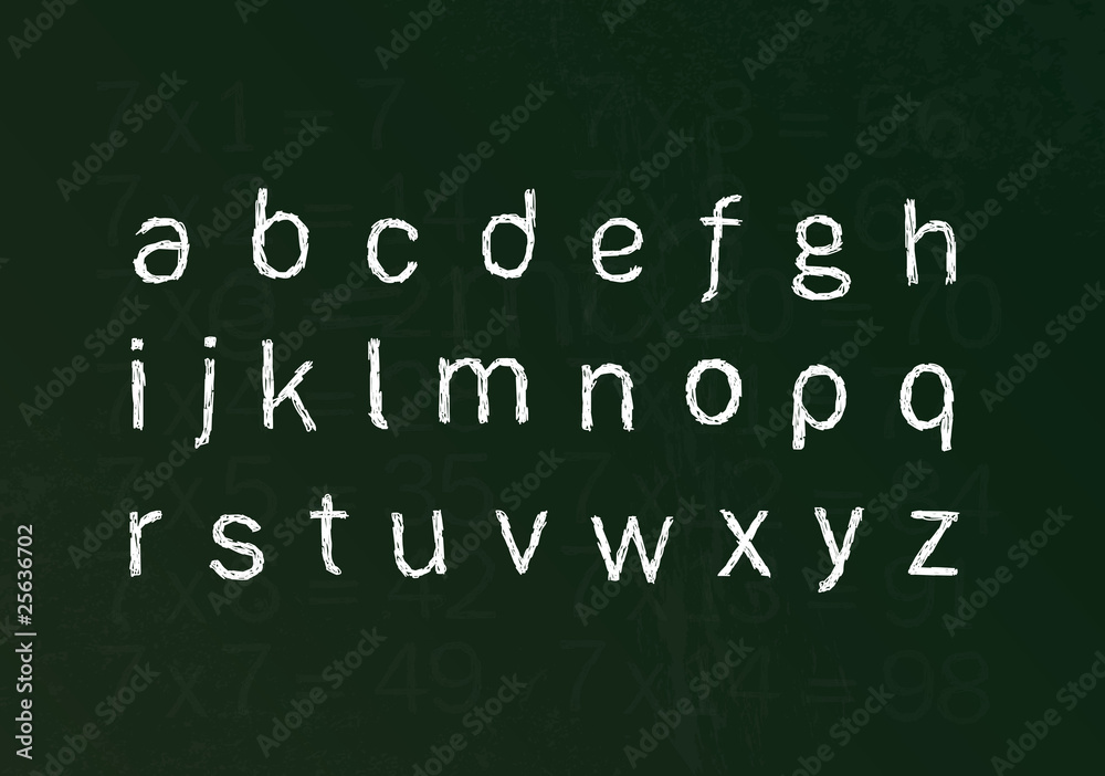 Ardoise alphabet Ardoise alphabet