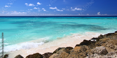 Rocky coastline of Barbados
