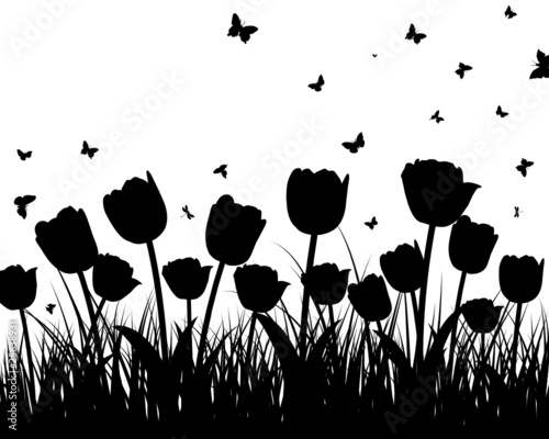 meadow silhouettes