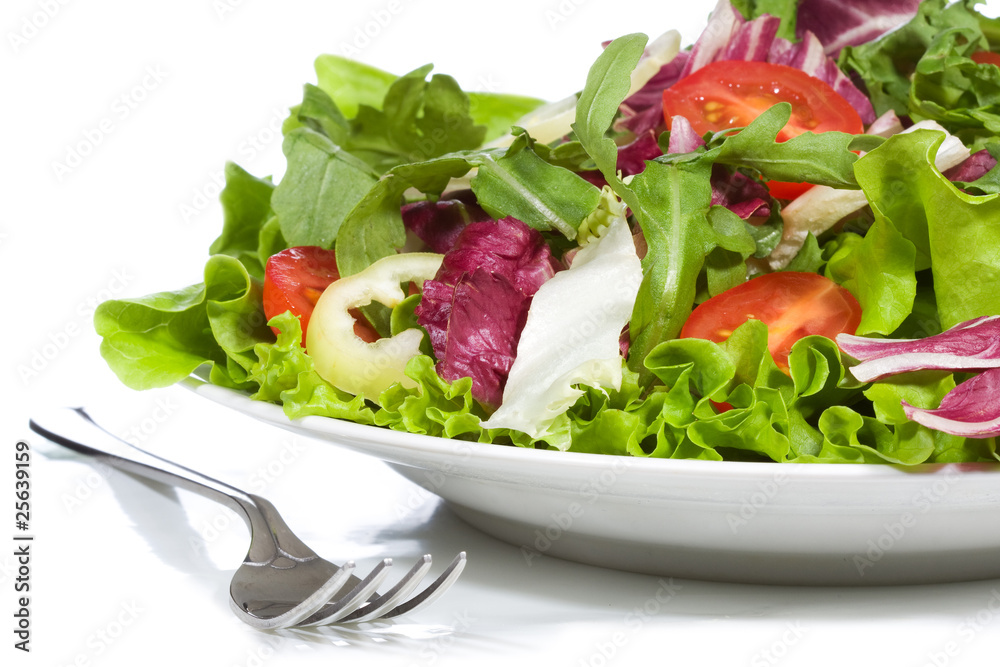 salad with vegetables