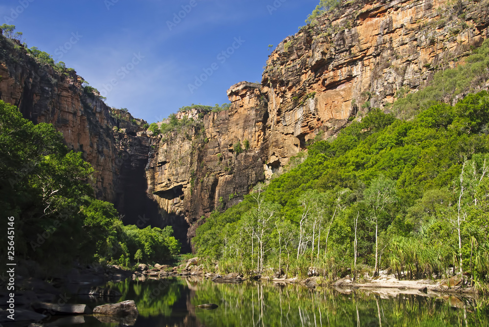 Cliffs near Jim-Jim Falls in Kakadu National Park, Australia Cliffs near Jim-Jim Falls in Kakadu National Park, Australia