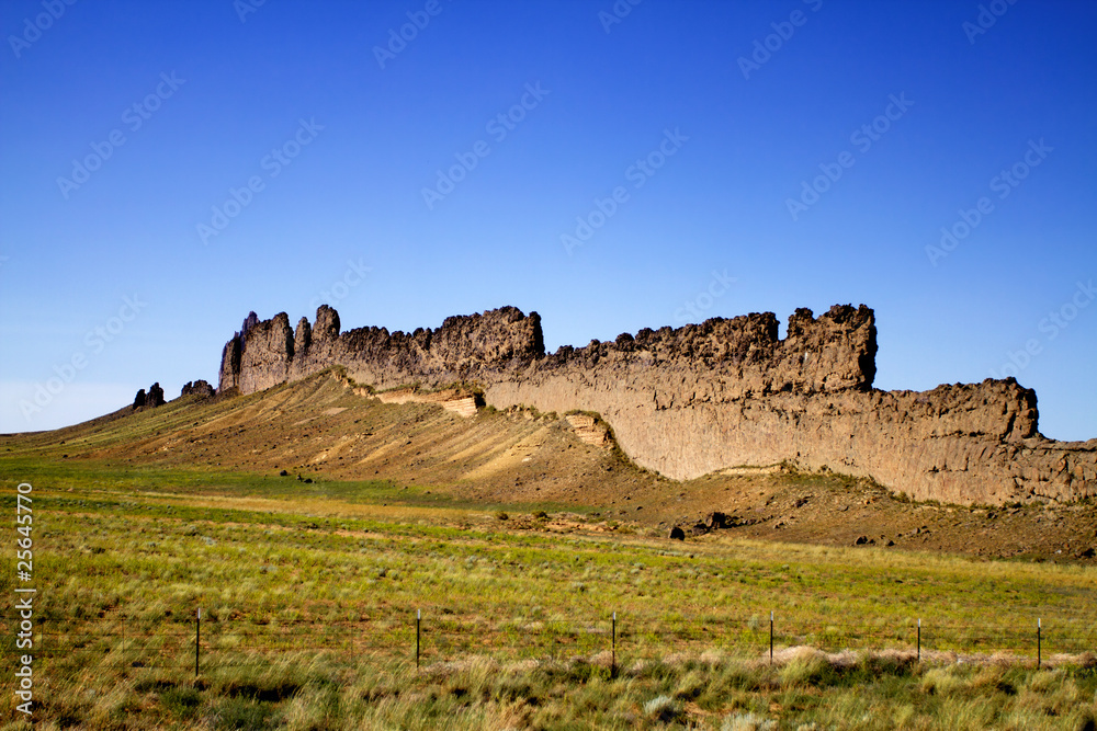 Shiprock area in New Mexico