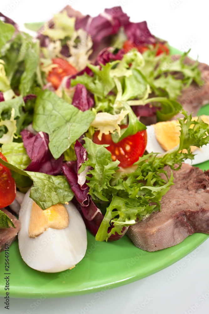 healthy salad with boiled eggs healthy salad with boiled eggs