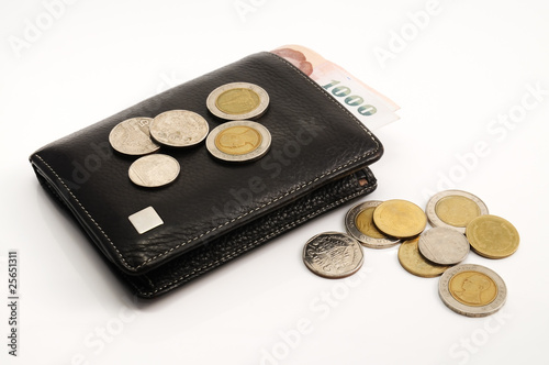 The coin on and around pockets
