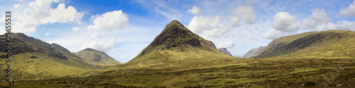 glen coe panorama highlands scotland photo