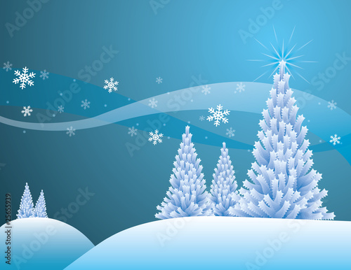 Vector christmass background © Grafvision