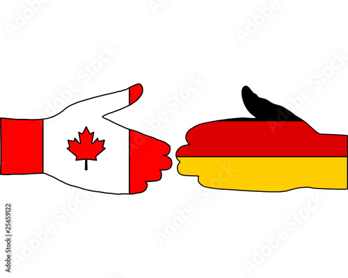 Internationaler Handschlag