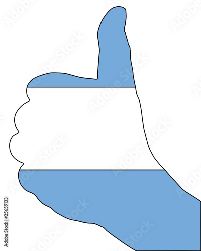 Argentinisches Handzeichen