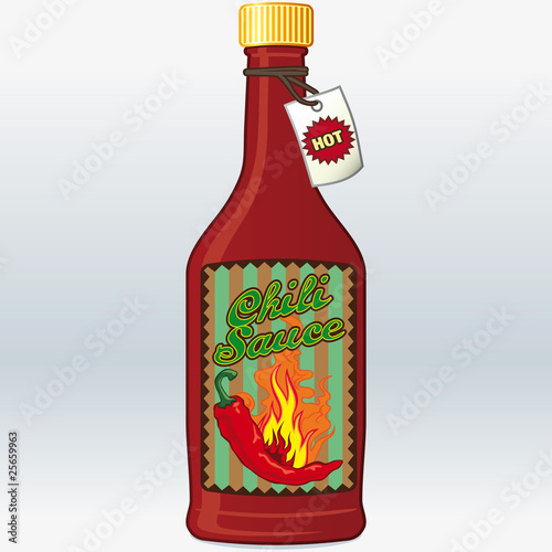 flasche chilisauce