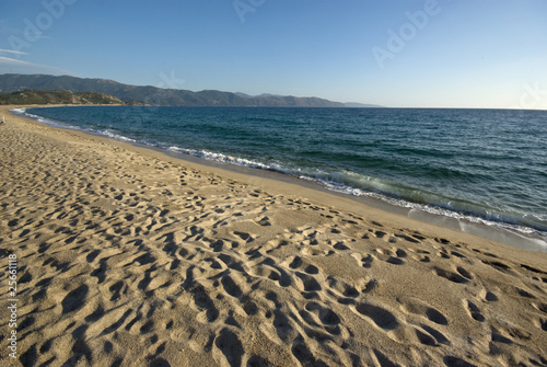 Corsica, golfo di Sagone, la spiaggia solitaria del Liamone