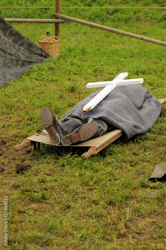 Obraz na płótnie toter Soldat
