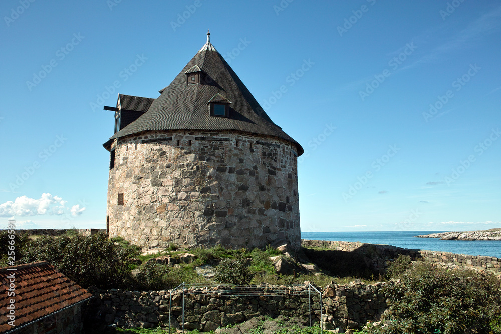 Historic watchtower on the island of christianso Historic watchtower on the island of christianso