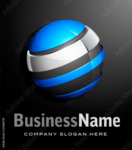 Business logo design 3D