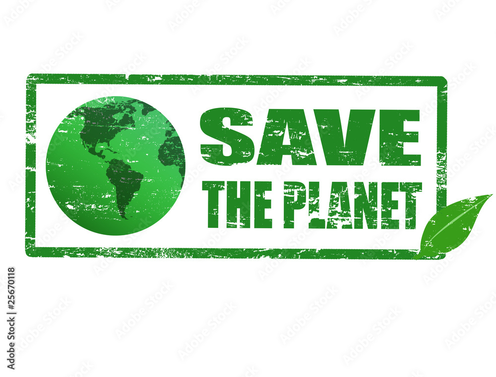 Save the Planet stamp