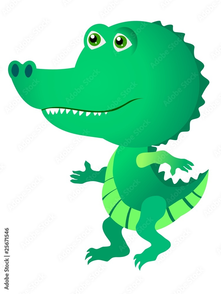 Obraz premium baby crocodile