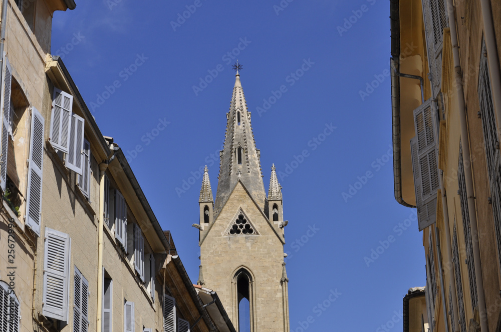 Clocher de l'église st-Jean de Malte, Aix-en-Provence