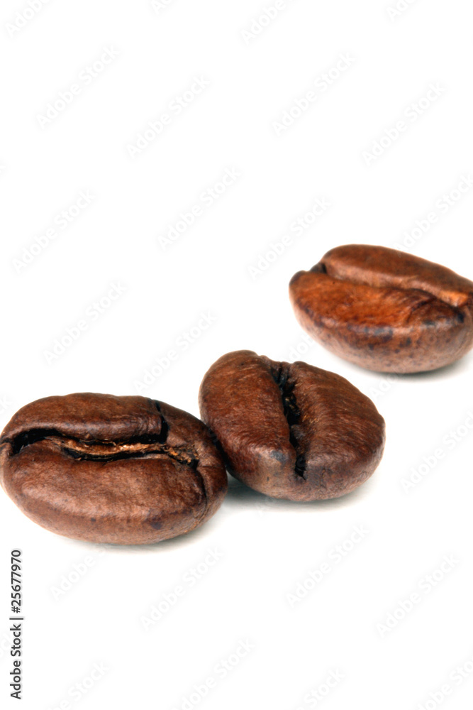 Fototapeta premium 3 chicchi di caffè