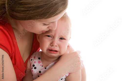 upset baby photo