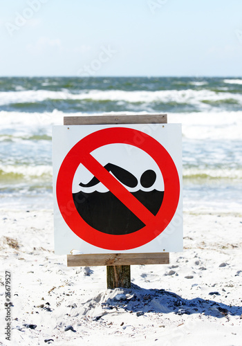 Baden verboten - No Swimming