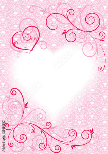 graphic pink love