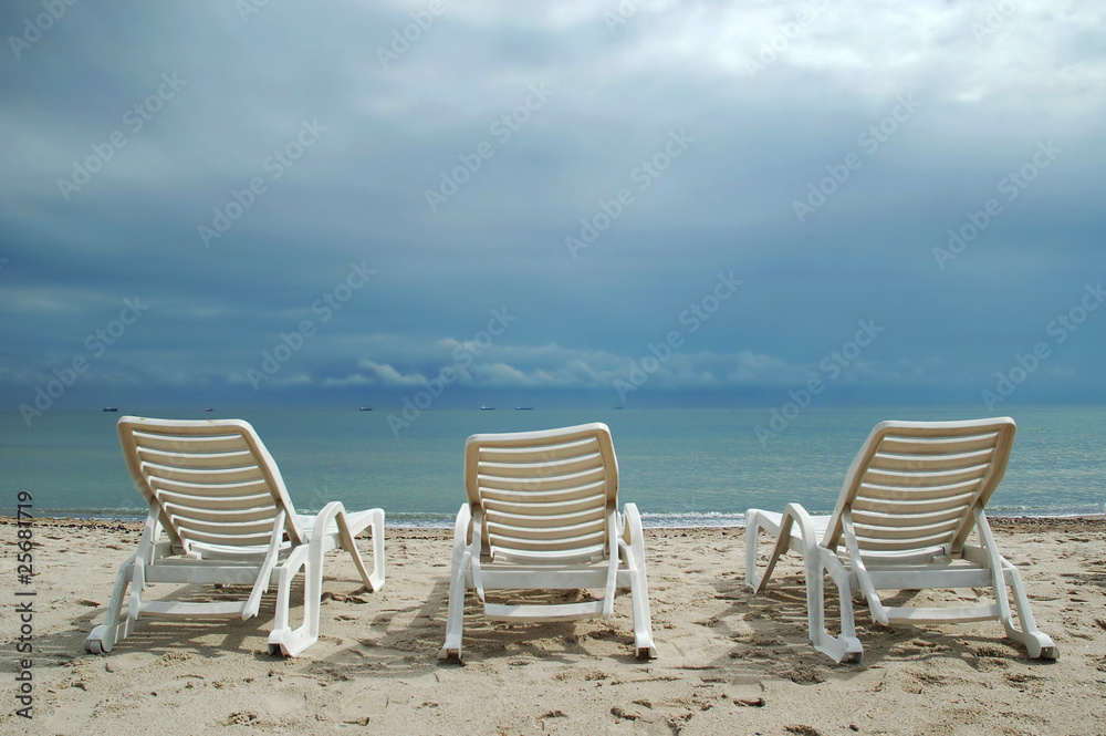 Chairs on the beach