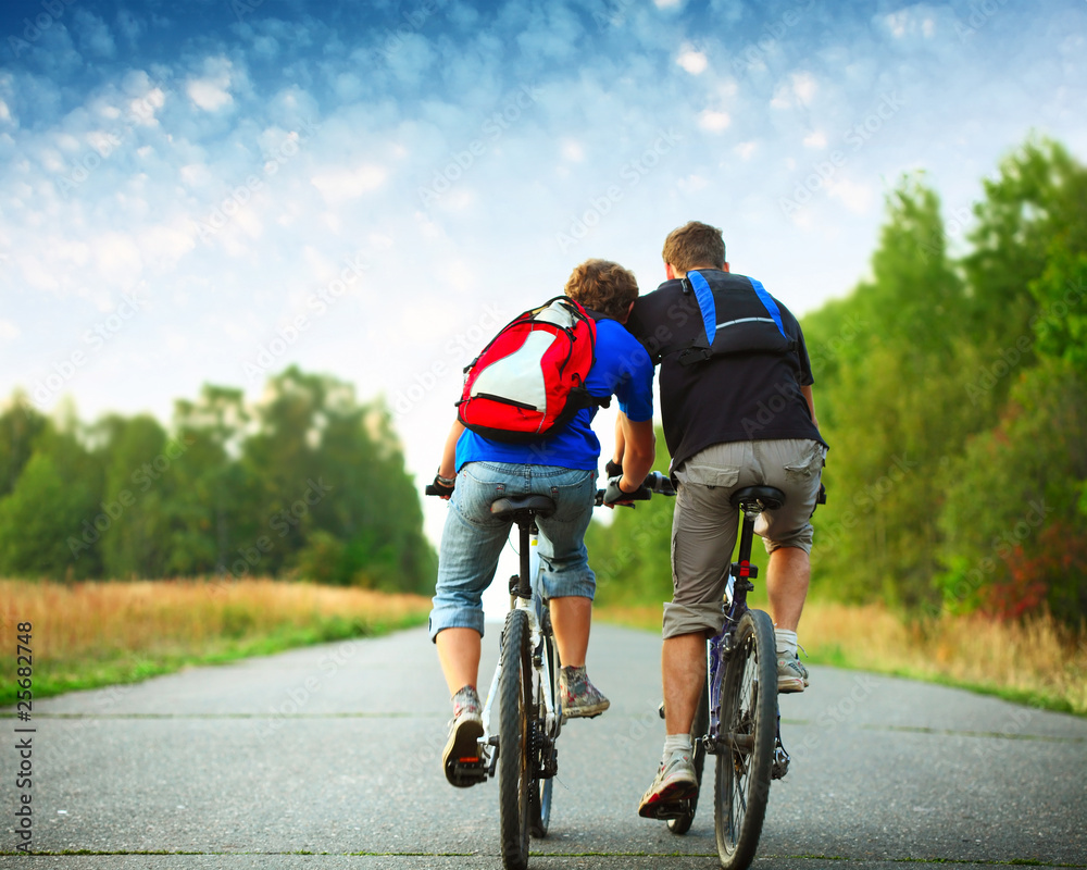 Fototapeta premium Bikers