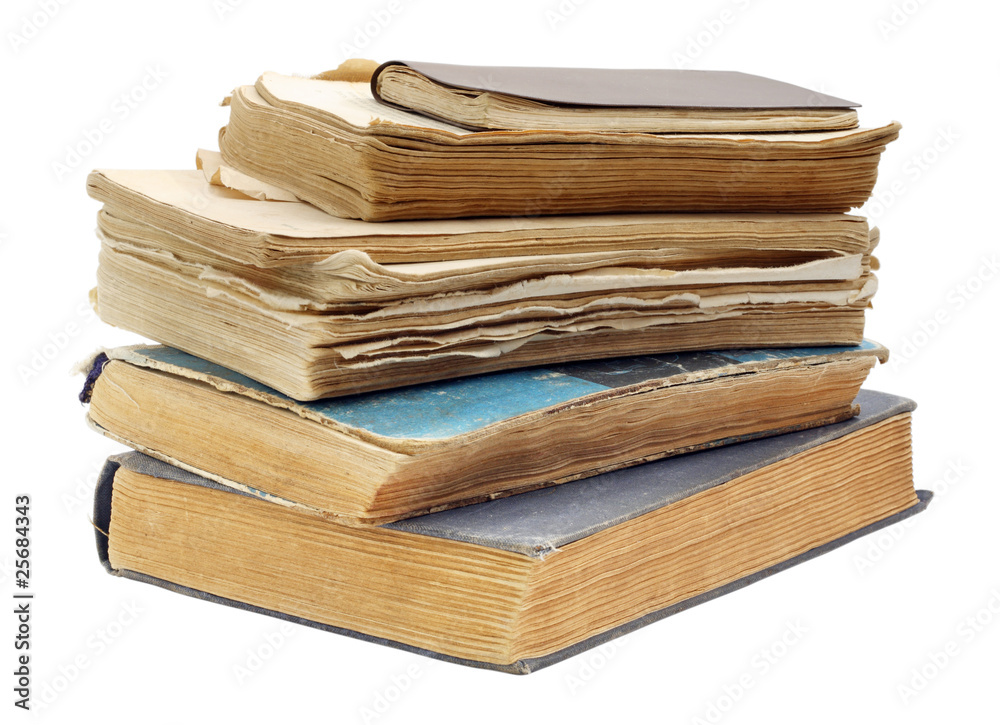 The old shabby books The old shabby books