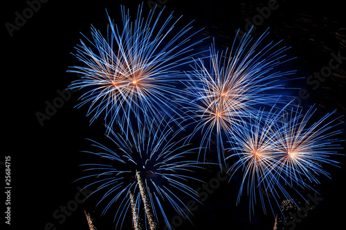 blue firework burst © avdwolde