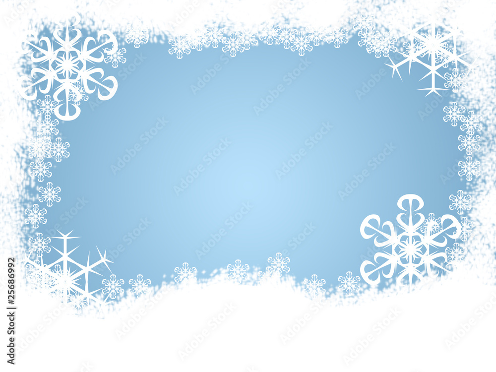 Snowflake background Snowflake background