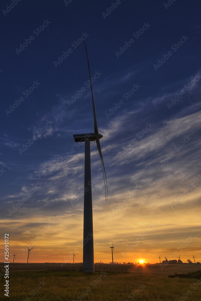 Obraz premium sunrise above fields