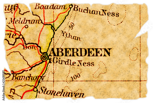 Aberdeen old map